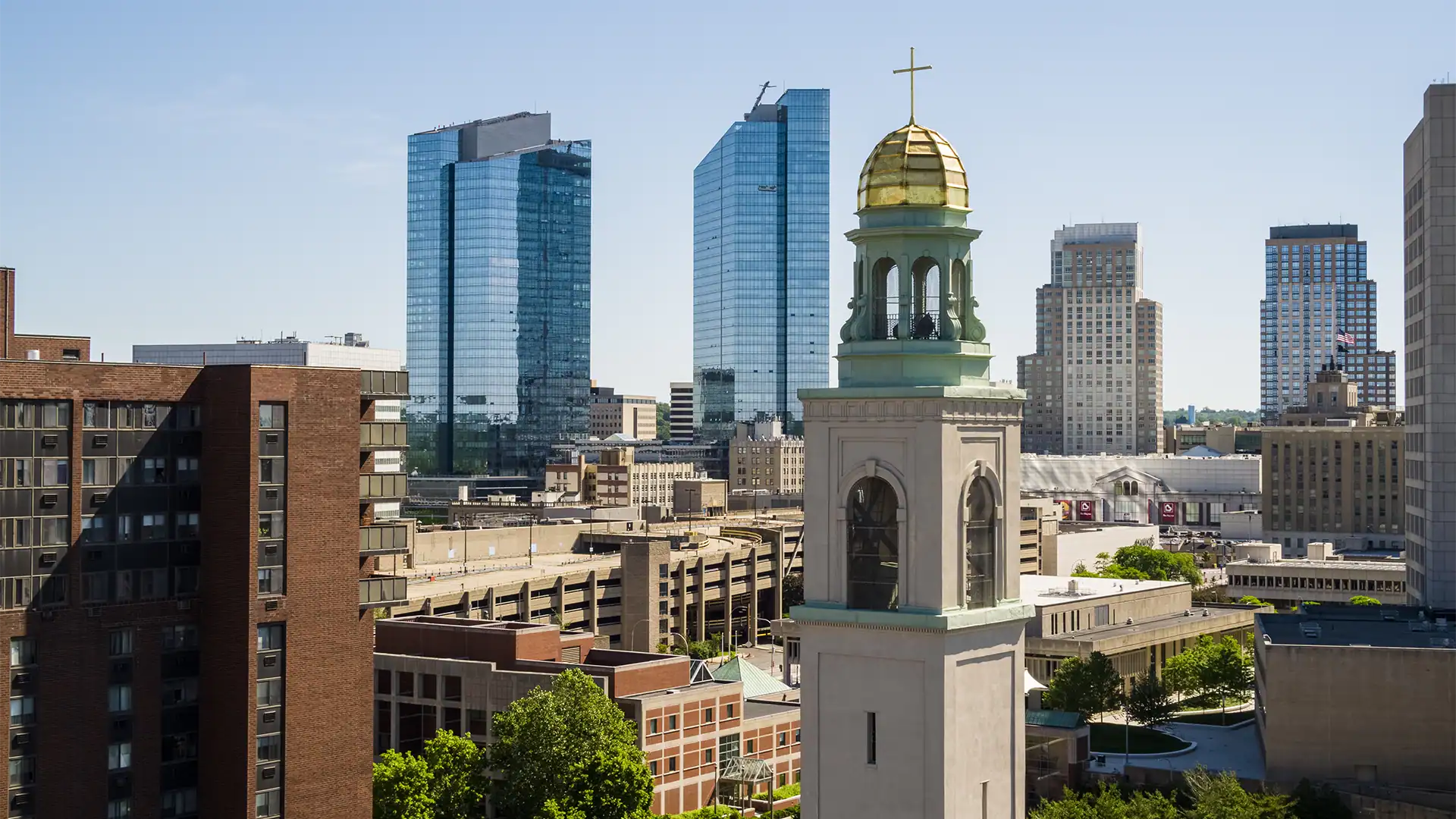 White Plains downtown skyline
